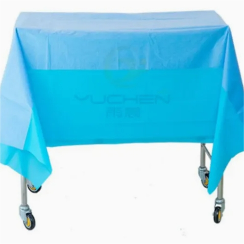 Uso Médico Filme Laminado de PE Descartável SMS/SMMS para Mesa de Equipamentos