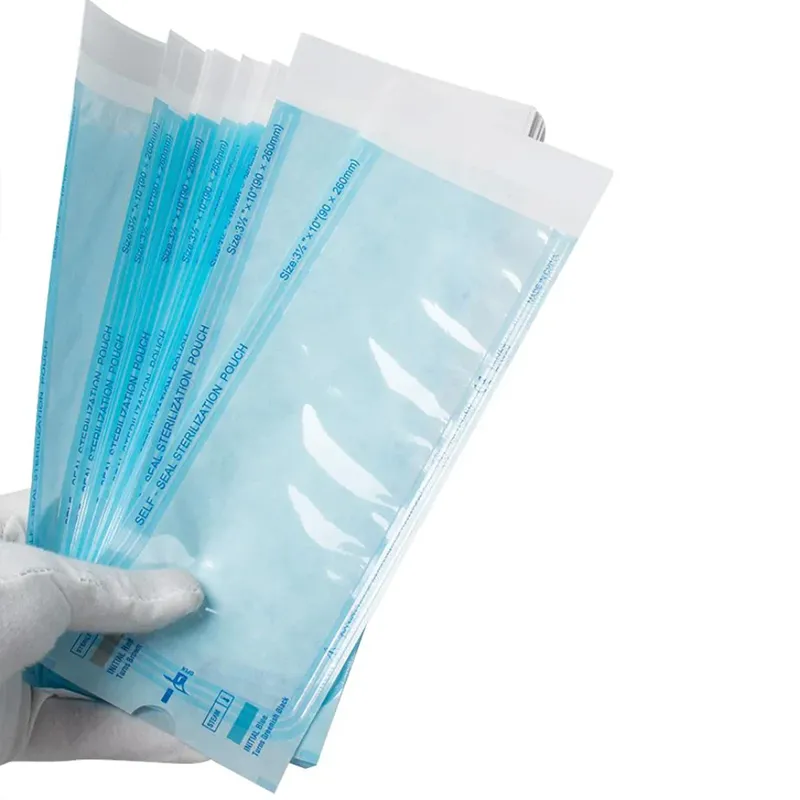 Saco de Esterilização Filme Transparente Papel de Grau Médico Saco Descartável para Autoclave para Laboratório e Clínica