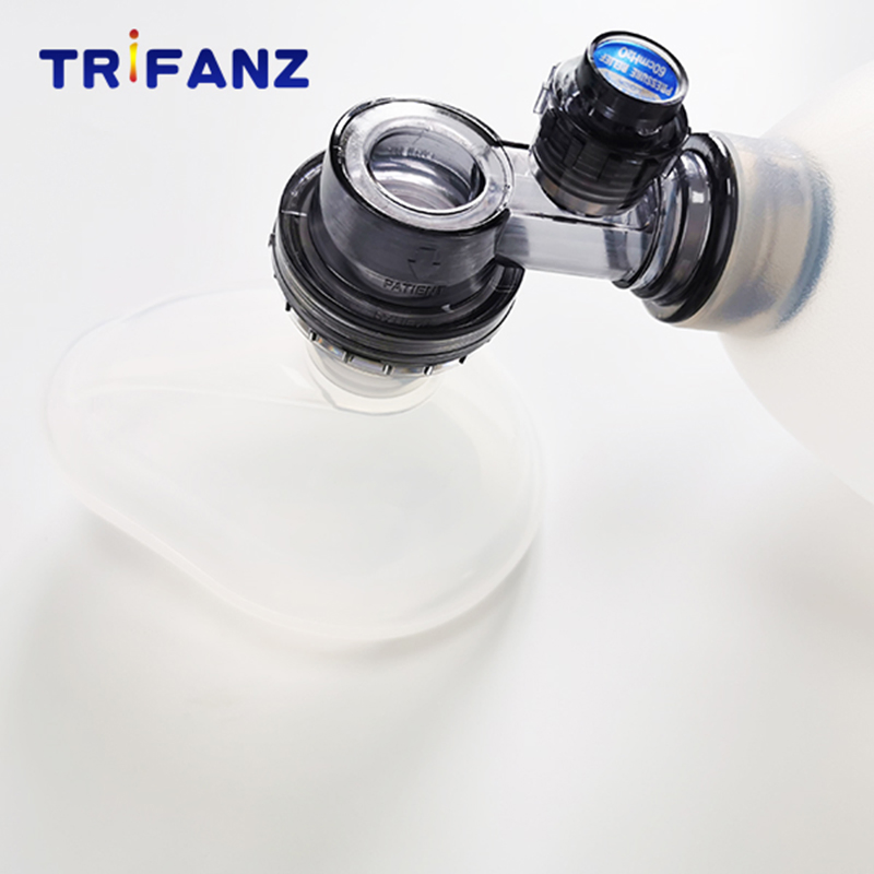 Reanimador Manual de Silicone Reutilizável 100% Tamanho Infantil Embalagem em Saco PE