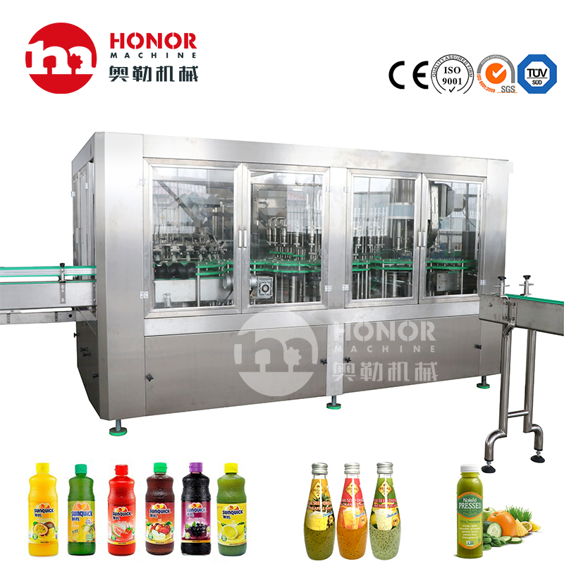 Sistema Avançado de Enchimento e Embalagem de Garrafas de Vidro 330ml