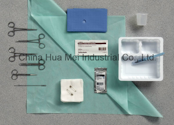 Kit de Sutura Descartável Personalizado OEM Embalagem Médica Esterilização