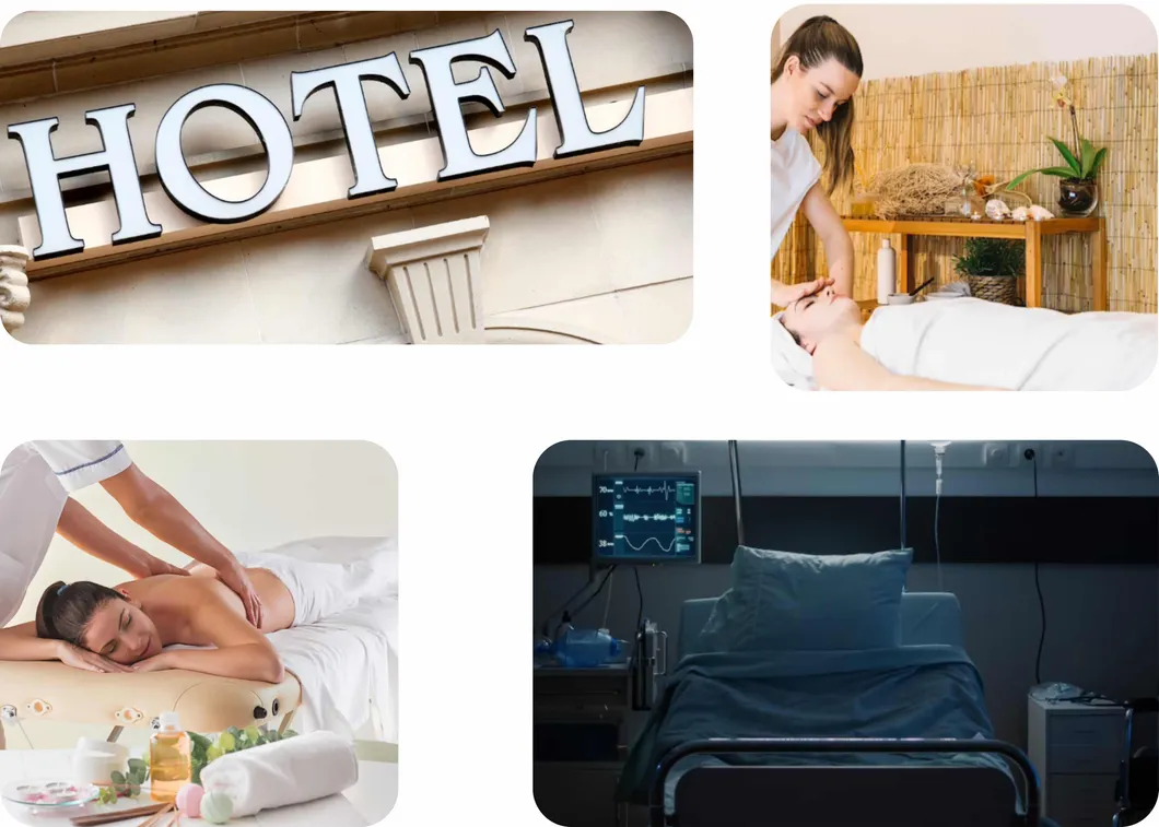 30-40GSM Rolo de Papel Descartável para Massagem para Fornecimentos de SPA