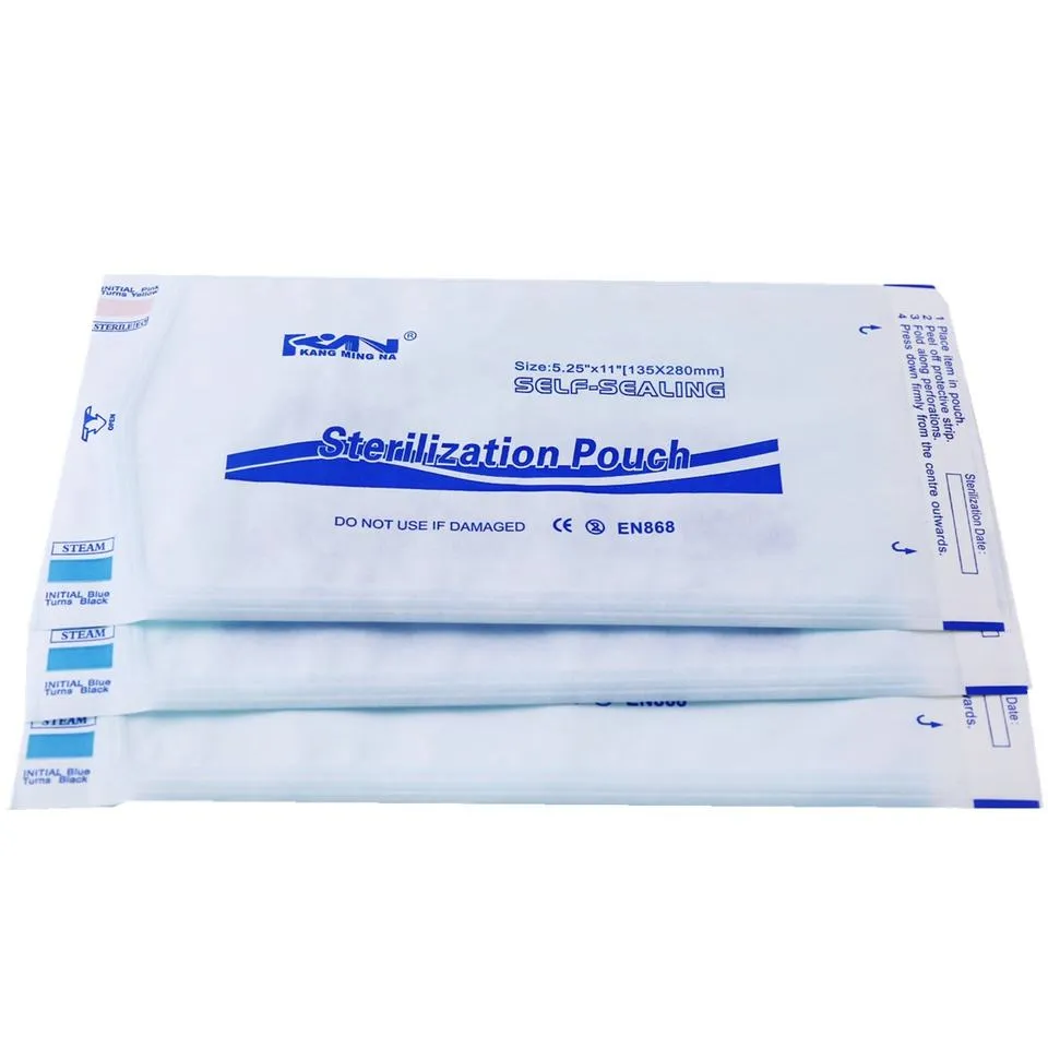 Sacos de Esterilização Descartáveis de Grau Médico para Uso em Autoclave