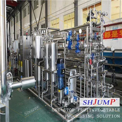 Linha de Processamento de Purê de Kiwi Industrial CE ISO: Lavagem, Classificação, Trituração, Extração de Polpa, Enzimólise, Homogeneização, Esterilização, Sistema de Embalagem