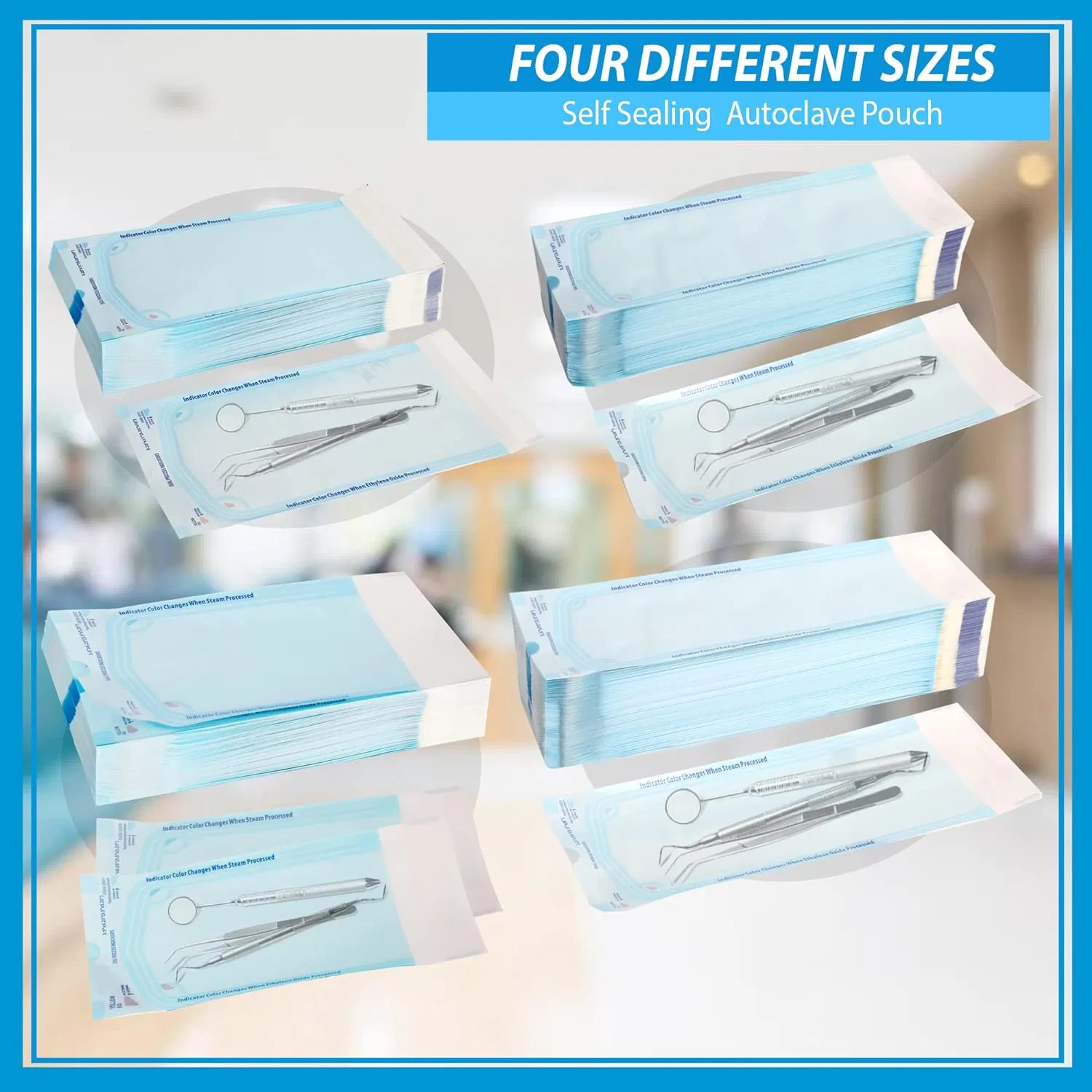 Embalagem Médica para Esterilização em Autoclave Dental