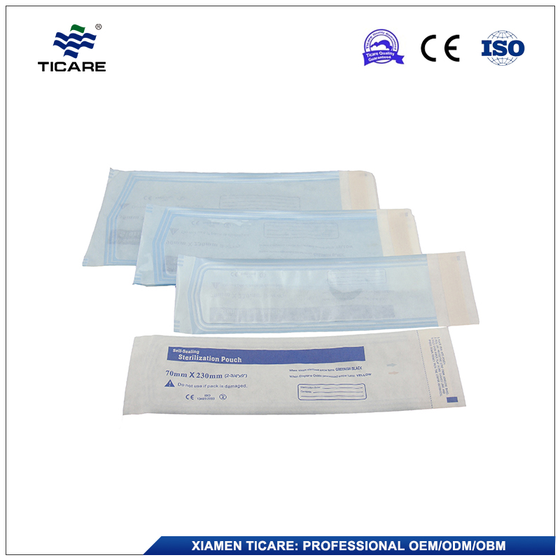 Hospital Médico 3.5X9 Saco de Esterilização Auto Selante Falt