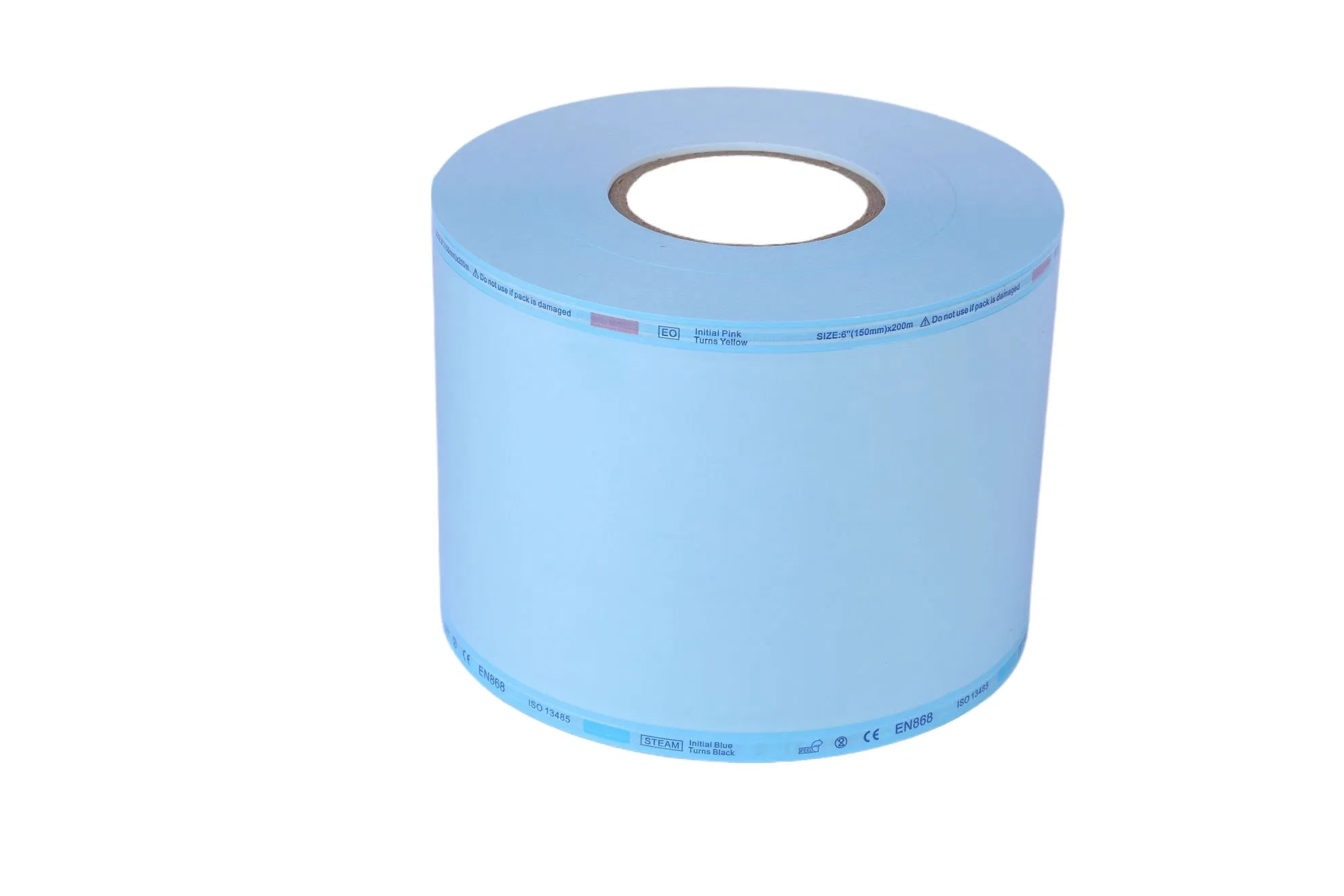 Sacos de Pouch de Esterilização a Vapor com Selagem a Calor / Sacos Esterilizados Descartáveis