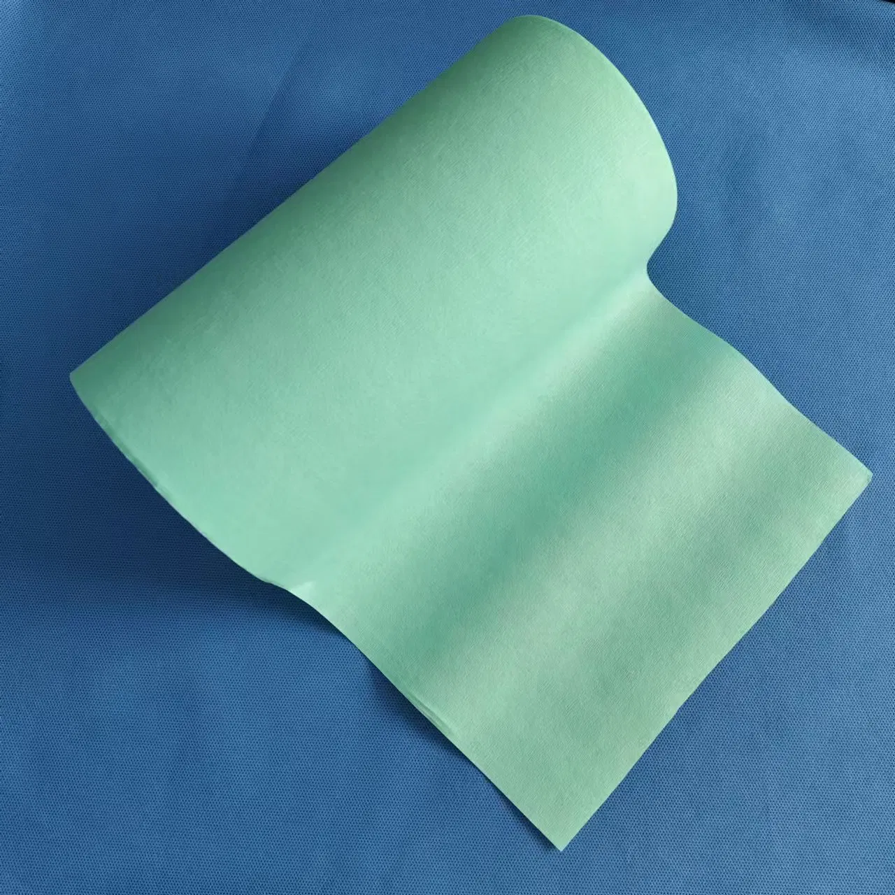 Papéis Médicos Cirúrgicos Papel Crepe Médico Rolo de Papel Crepe Médico Papel de Envoltório Crepe Médico