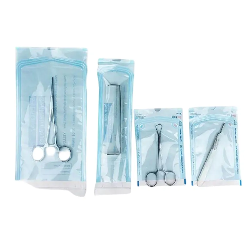 Sacos de Autoclave Sacos de Esterilização para Autoclave Sacos de Esterilização com Selagem Automática