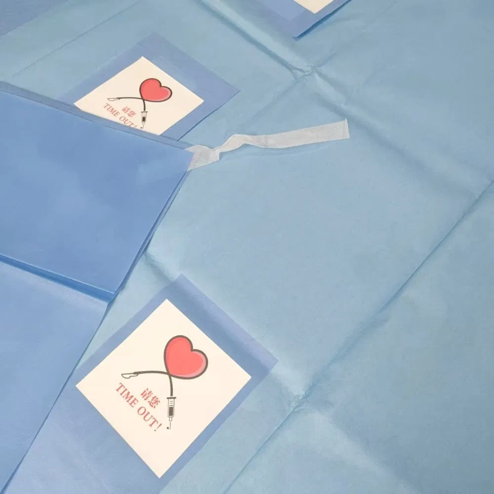 Lençol Cirúrgico Descartável com Filme Plástico, Limpo e Higiênico para Prevenir Eficazmente Vazamentos de Fluídos