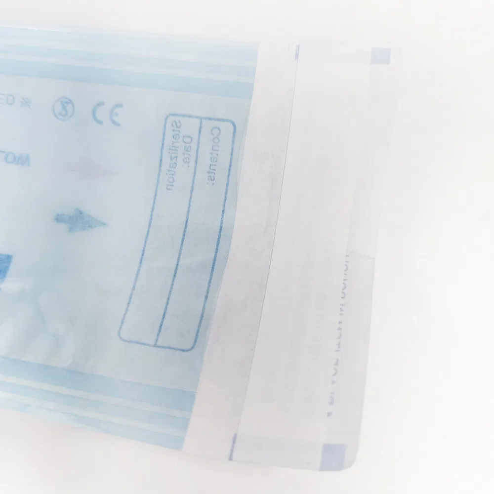 Rolos de bolsa com fundo estéril para esterilização médica autoclave certificado CE