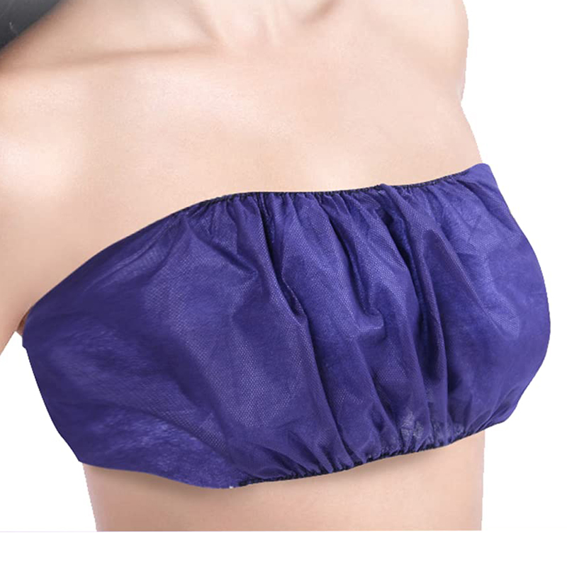 Preto e Azul PP Não Tecido Vestuário de Modéstia para Massagem em Salão Descartável Envolvimento de Corpo para SPA