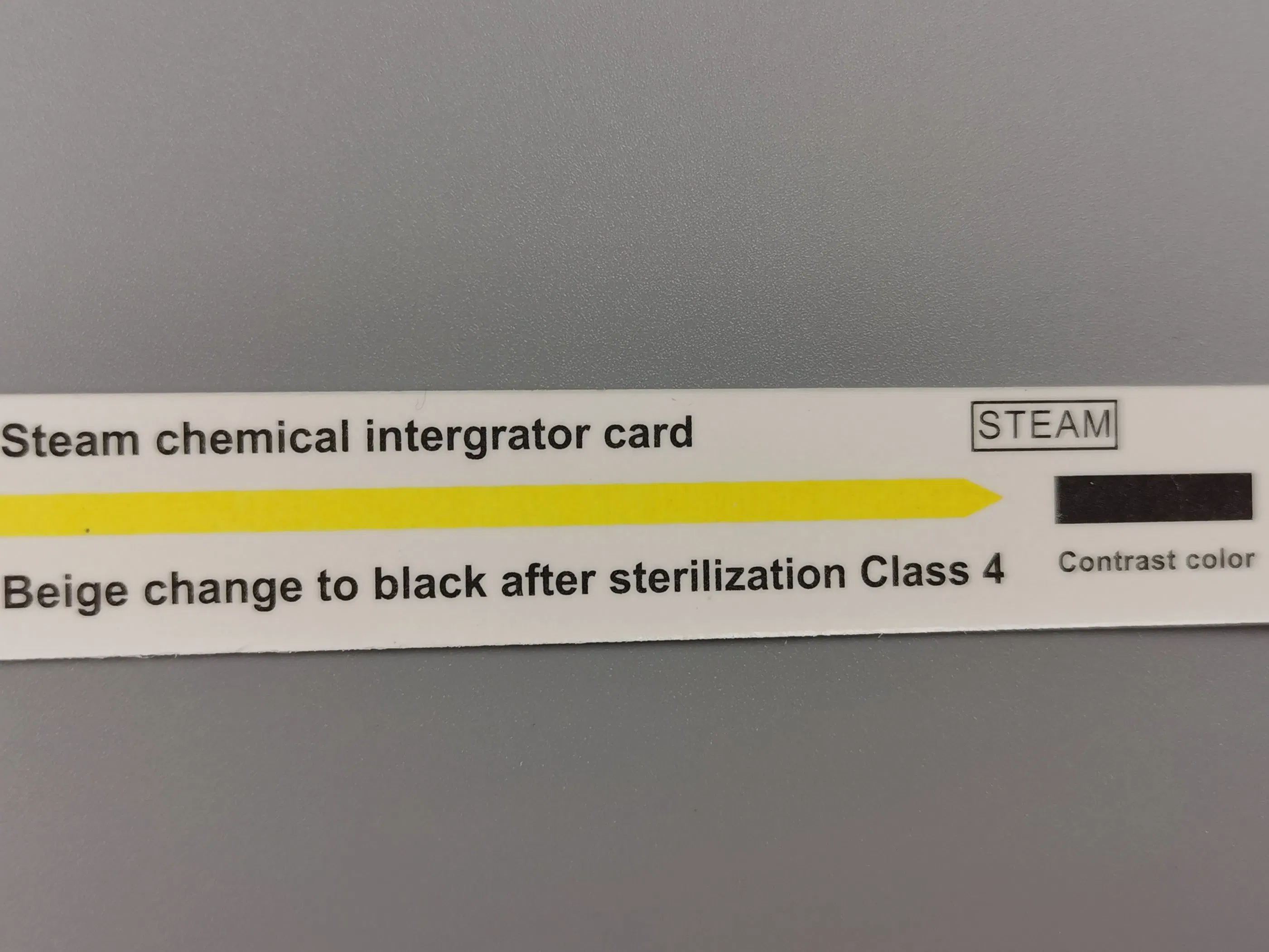 Cartão Indicador de Esterilização por Vapor/Eo/Plasma Classe 3/4/5/6