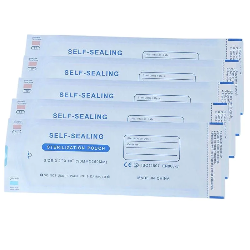 Sacos de Autoclave Sacos de Esterilização para Autoclave Sacos de Esterilização com Selagem Automática