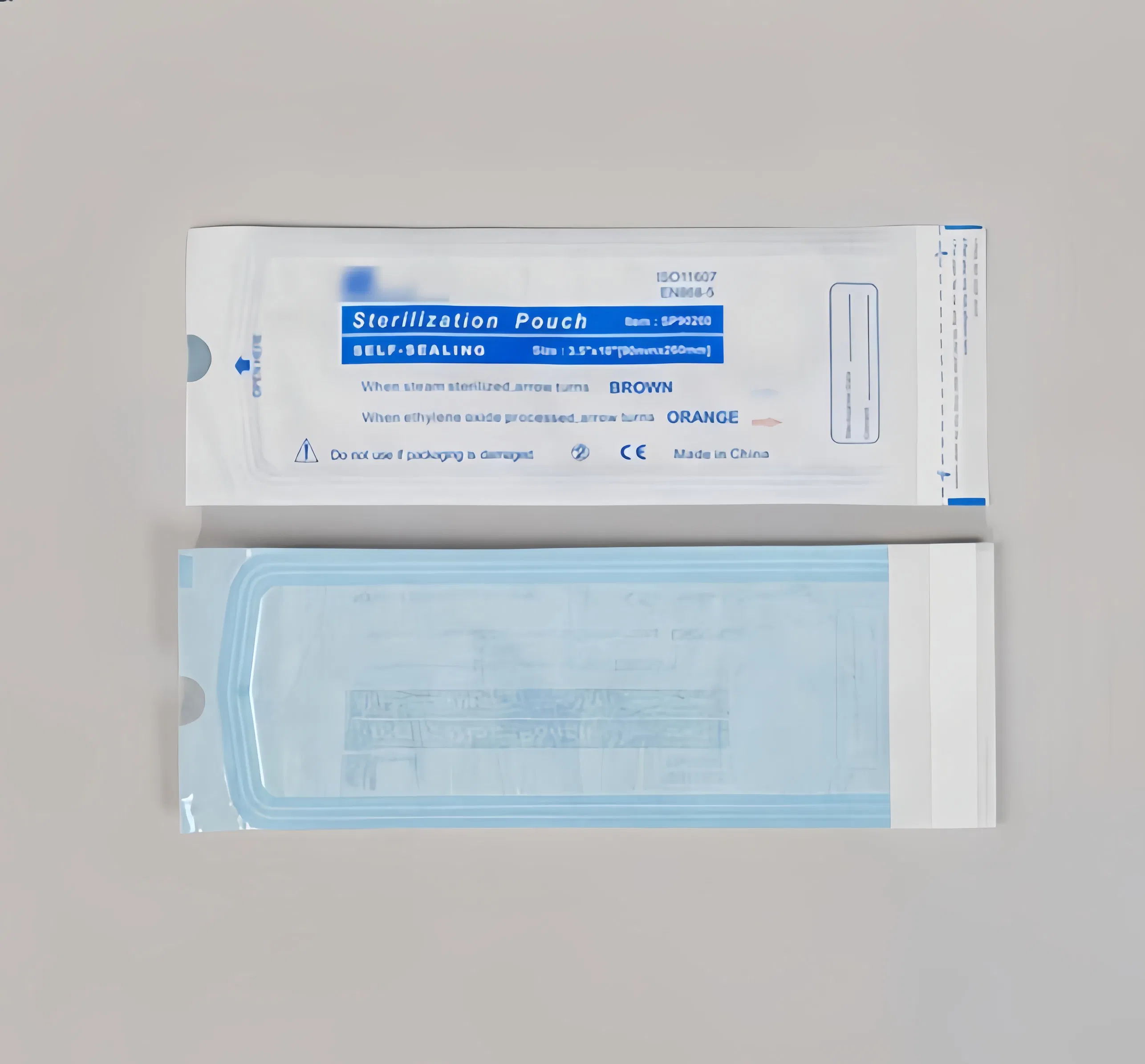 Pouch de Esterilização Plana Auto Selante de Alta Qualidade para Uso Médico