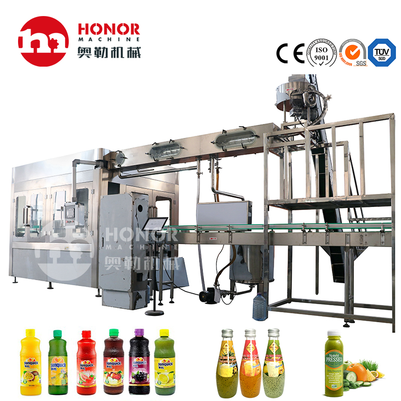 Sistema de Engarrafamento Automático 4-in-1 de Suco e Gelatina de Coco