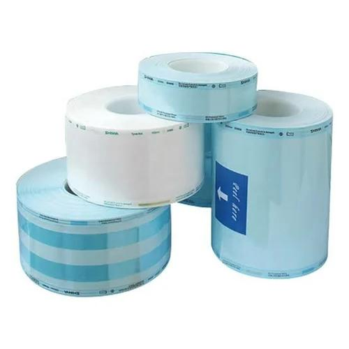 Rolo de Bolsa Estéril para Embalagem de Instrumentos Cirúrgicos, Rolo de Saco Plano, Esterilização Eo