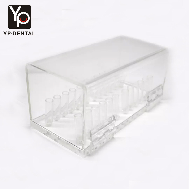 Organizador de Acrílico Dental Caixa para Arcos Ortodônticos com Tampa Transparente