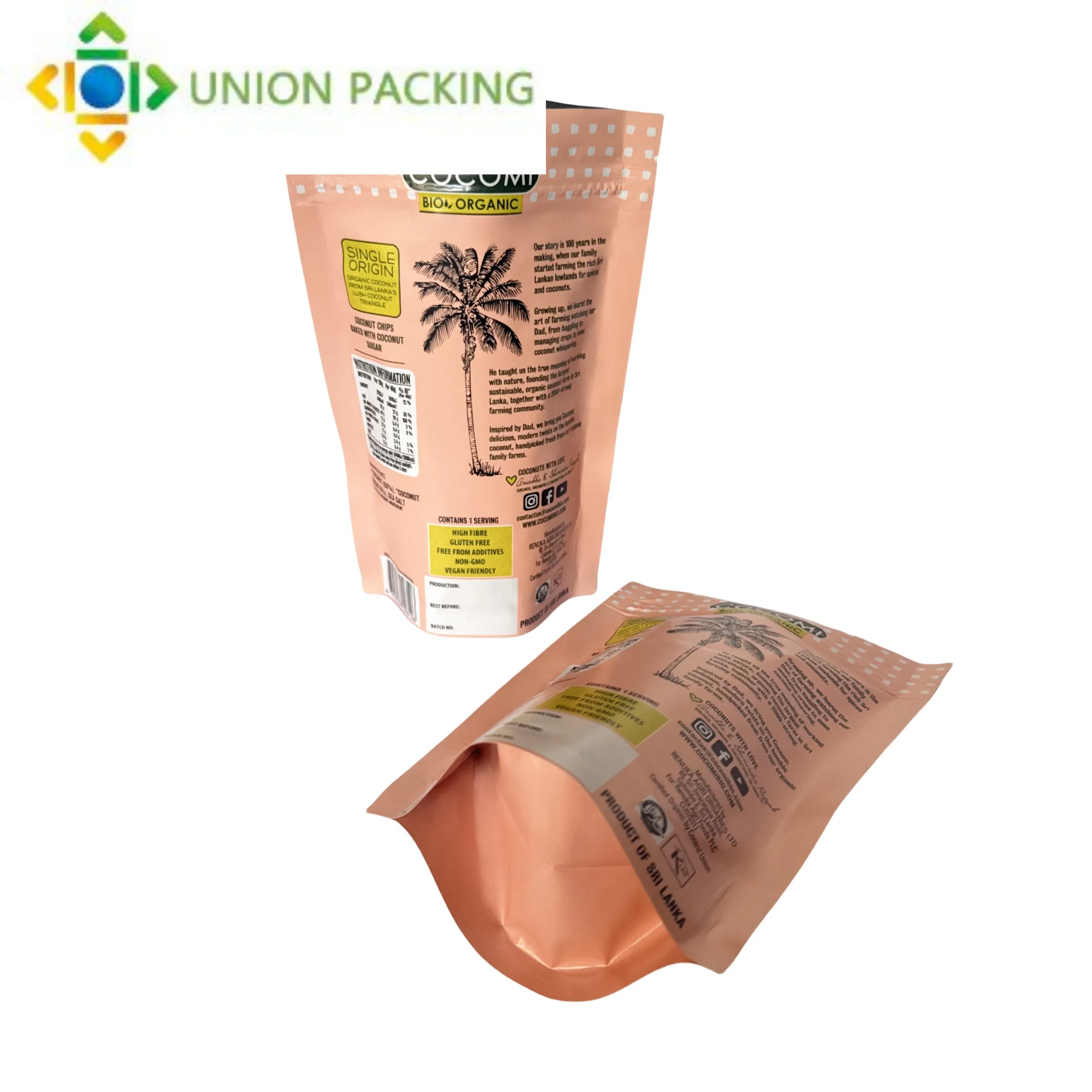 Saco de Pouch de Alimentos Retortáveis - Embalagem Resistente à Esterilização para Alternativas de Alimentos Enlatados