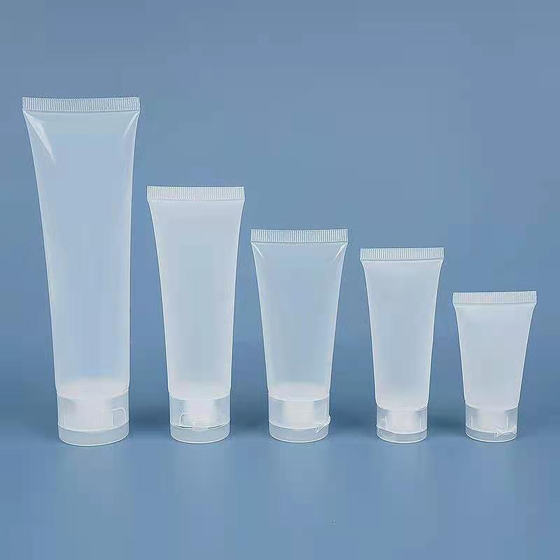 150g Tubo de Plástico PE para Creme Hidratante Cosmético Embalagem Tubos de Creme Cosmético com Tampa Flip Top