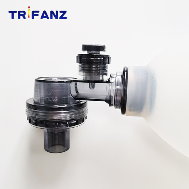 Reanimador Manual de Silicone Reutilizável 100% Tamanho Infantil Embalagem em Saco PE