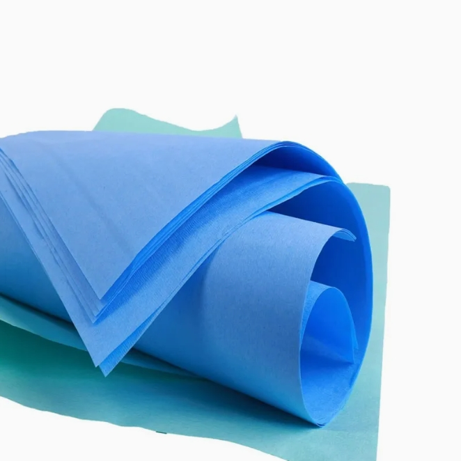 Material de Embalagem Estéril Cirúrgica para Esterilização Papel Crepe