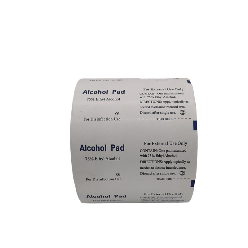 Fábrica da China de baixo custo, direto, grau médico, selos estéreis, papel alumínio em colmeia / swab de iodo / lenços umedecidos / removedor de esmalte / embalagem / papel de embalagem