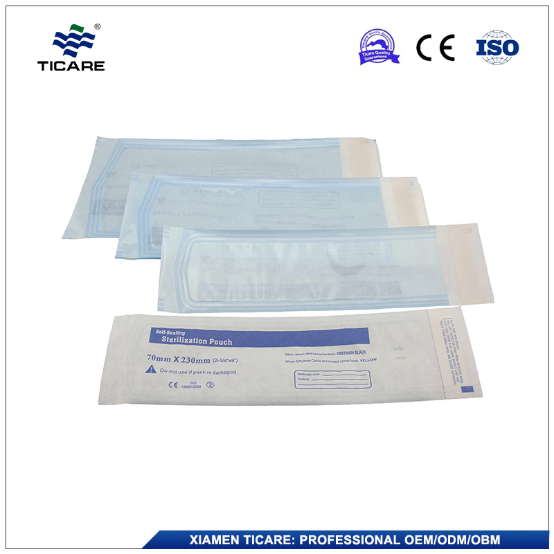 Hospital Médico 3.5X9 Saco de Esterilização Auto Selante Falt