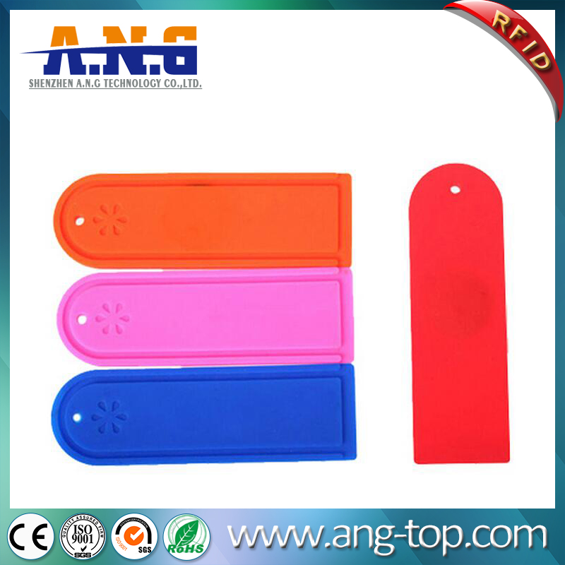 Etiqueta de lavanderia passiva UHF de silicone lavável para roupas