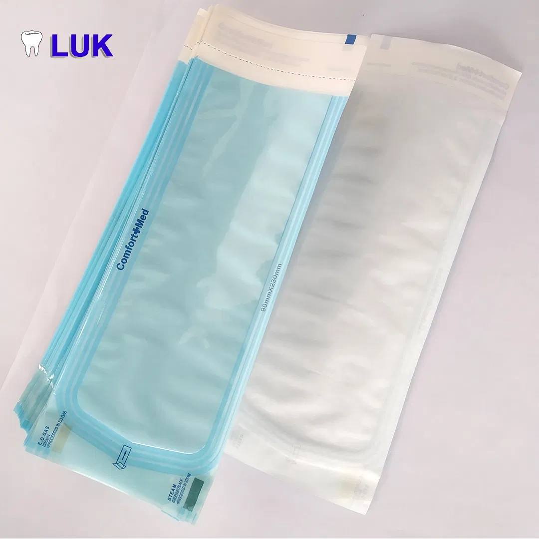 Venda Quente Saco de Esterilização Dental Descartável Auto Selante 70X230mm