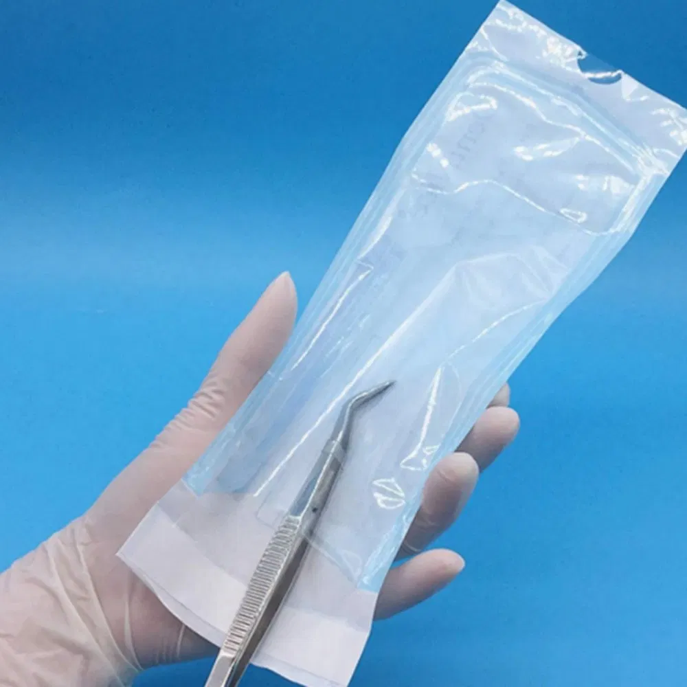 Saco de Esterilização Autoclavável Dental Descartável em Papel+Filme de PE com Selagem Automática (YQD11-3)