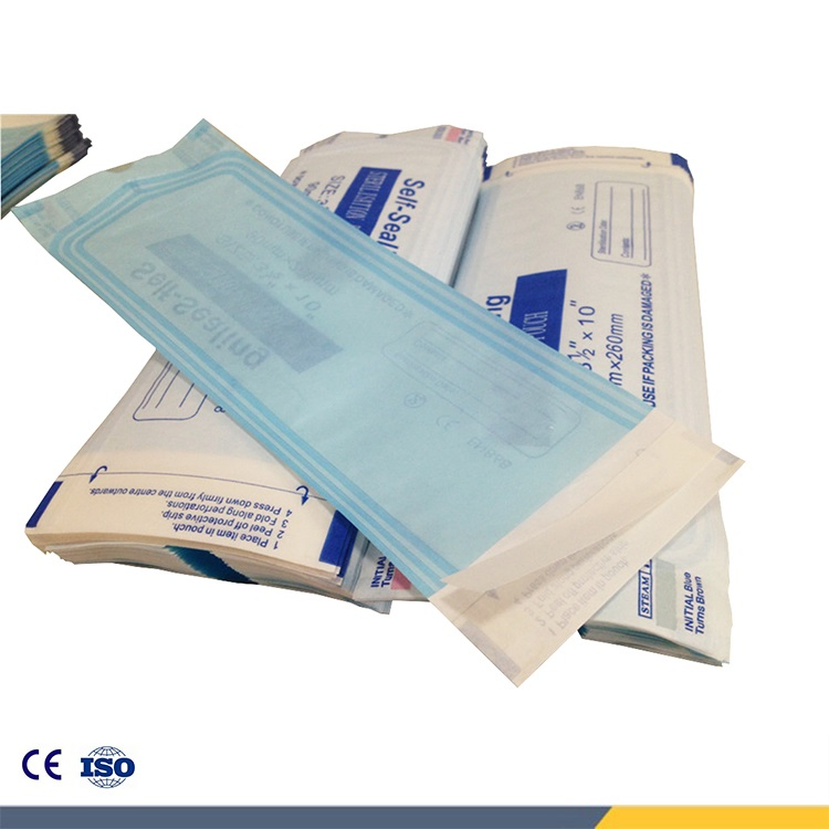 Pacotes Envelopes para Esterilização de Instrumentos 50 X 100 mm, Auto