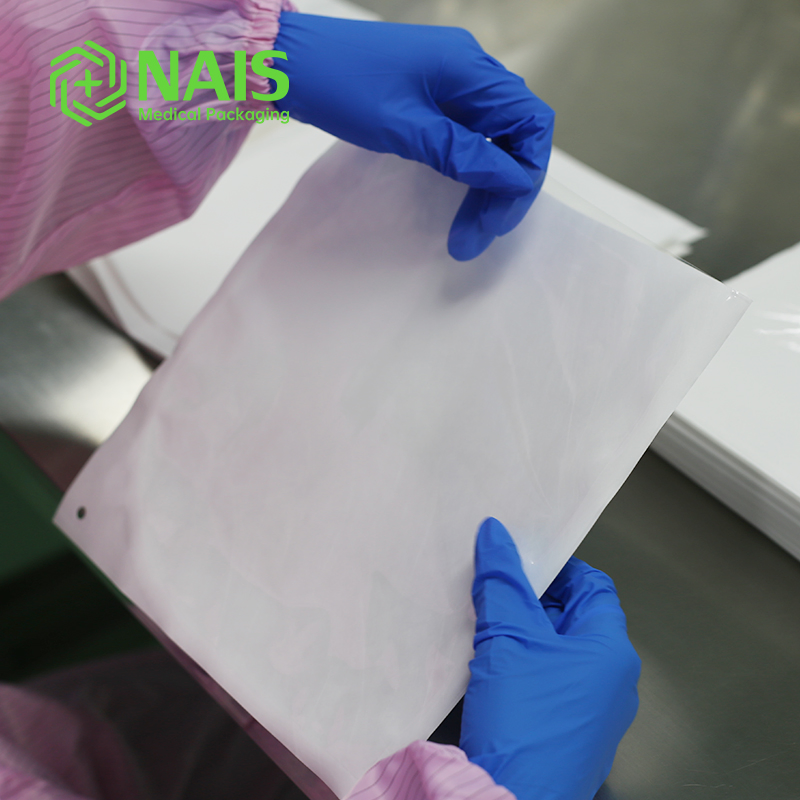 Saco de Esterilização de Tamanho Personalizado Fornecimento Médico Eo Embalagem Médica Tyvek