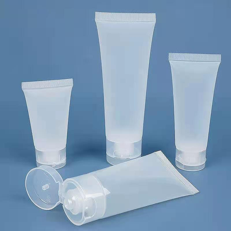 150g Tubo de Plástico PE para Creme Hidratante Cosmético Embalagem Tubos de Creme Cosmético com Tampa Flip Top