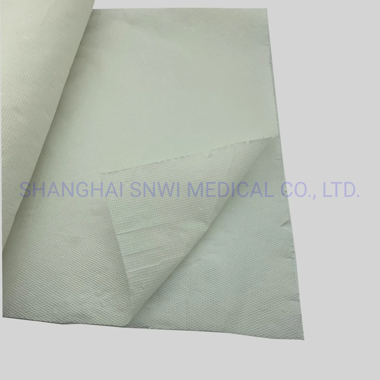 Embalagem de papel crepe para esterilização, papel para embalagem com rugas, esterilização por autoclave