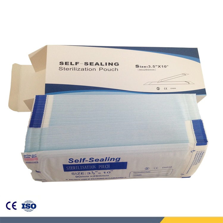 Pacotes Envelopes para Esterilização de Instrumentos 50 X 100 mm, Auto