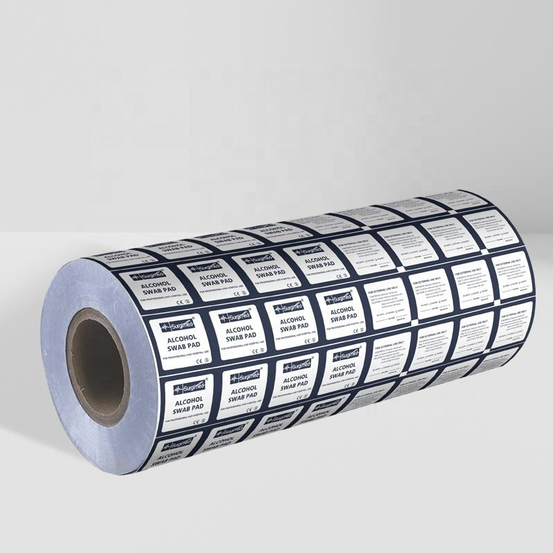 Embalagem Estéril Fabricada na China Grau Médico À Prova D'Água Papel Alumínio em Favo de Mel / Swab de Iodo / Toalhetes Úmidos / Removedor de Unhas / Embalagem / Papel de Embalagem