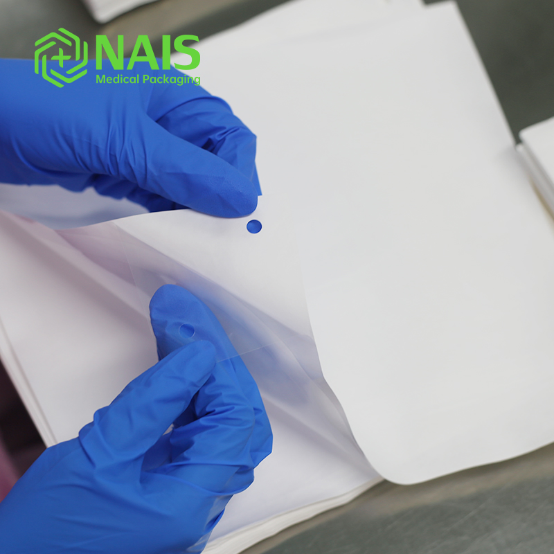 Saco de Esterilização de Tamanho Personalizado Fornecimento Médico Eo Embalagem Médica Tyvek