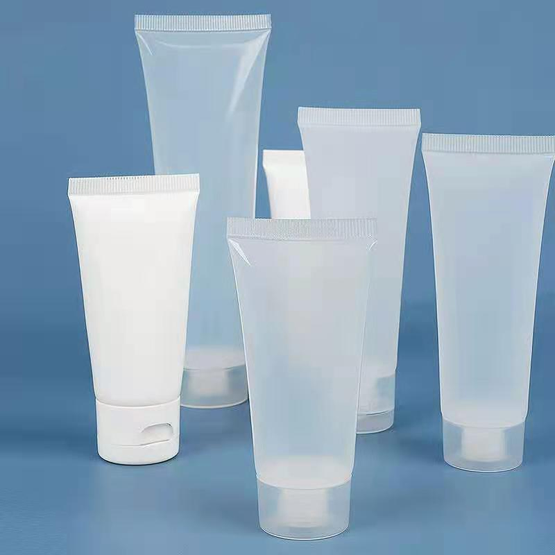 150g Tubo de Plástico PE para Creme Hidratante Cosmético Embalagem Tubos de Creme Cosmético com Tampa Flip Top