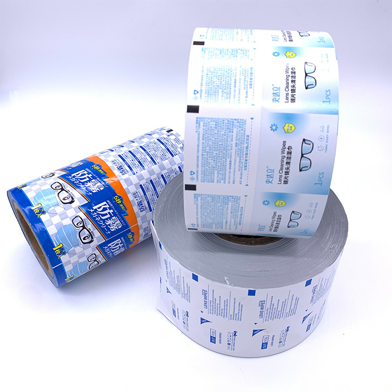 Fornecimento em massa de embalagem estéril da China, grau médico, barreira anti-vazamento, papel alumínio em colmeia / swab de iodo / lenços umedecidos / removedor de esmalte / embalagem / papel de embalagem