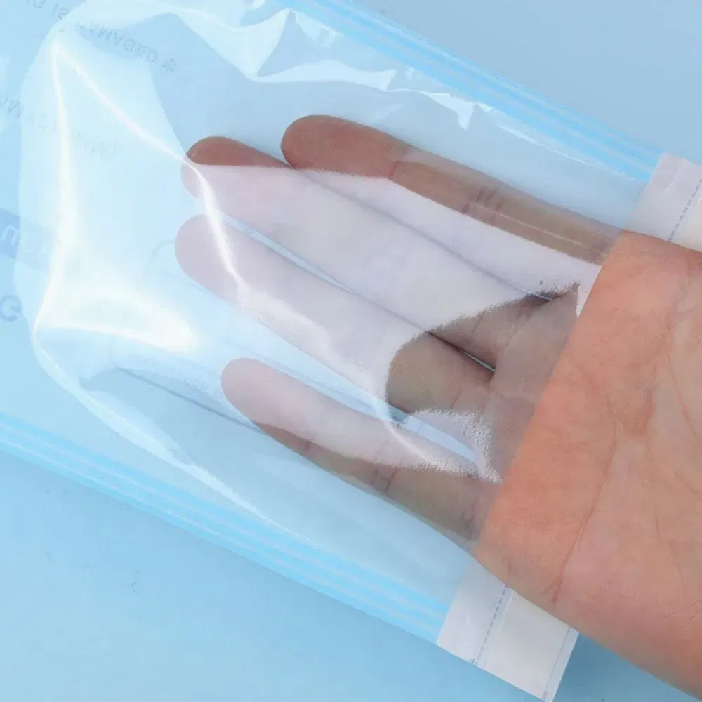 Saco de Esterilização Autoclavável Dental Descartável em Papel+Filme de PE com Selagem Automática (YQD11-3)