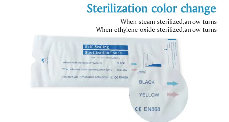 Sacos de Esterilização Autoclaváveis Qualificados