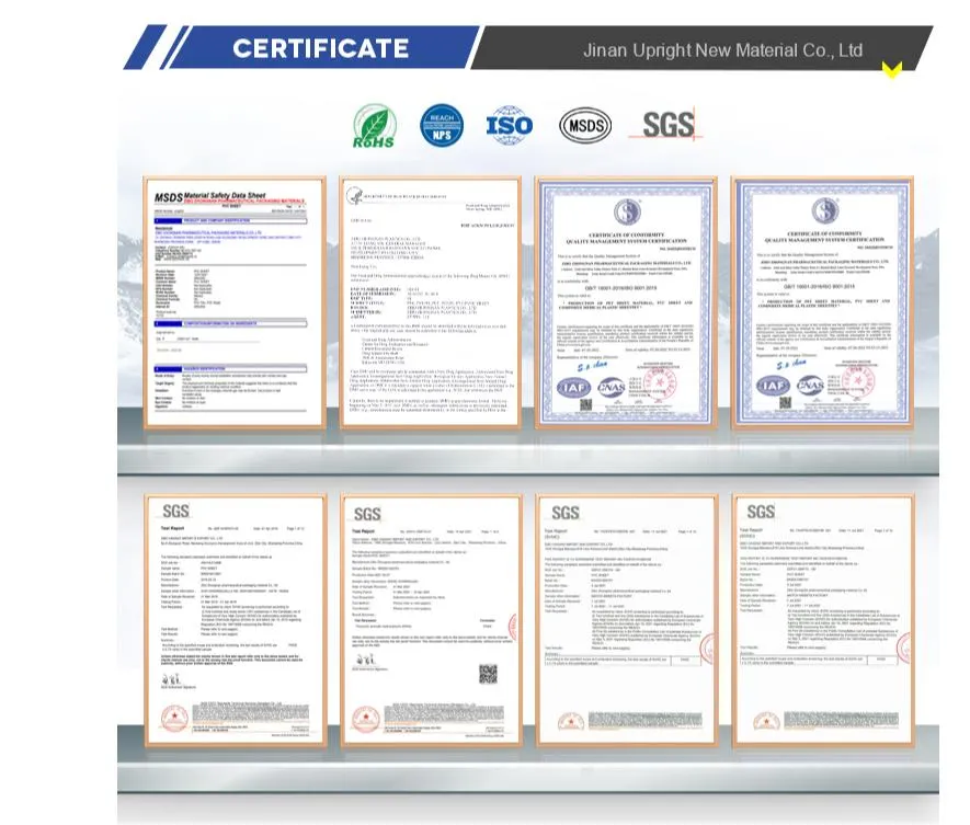 Certificados de Qualidade