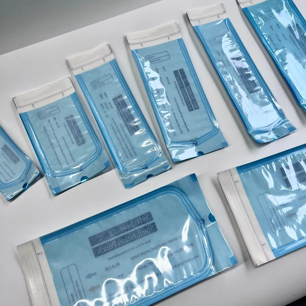 Saco estéril autoclavável de grau médico para dentística