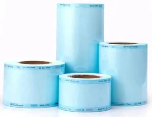 Saco descartável em rolo estéril de alta qualidade para pouches médicos, OEM, esterilização, pouches cirúrgicos em rolo