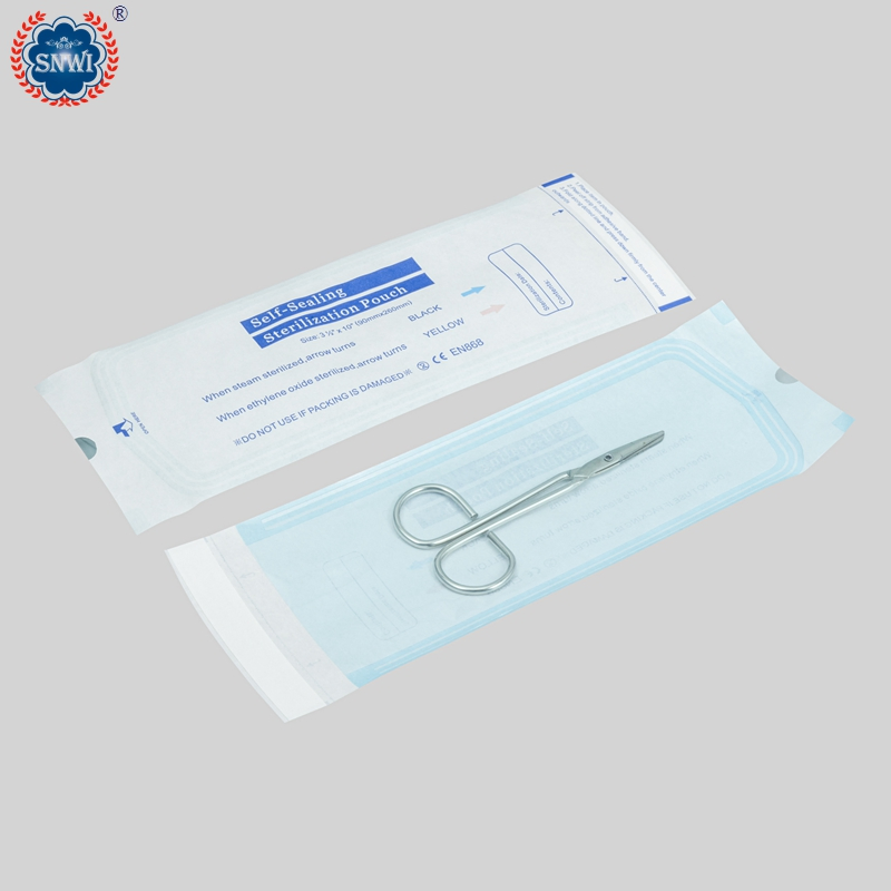 Certificado CE e ISO Saco de Esterilização Dental Transparente Auto Selante