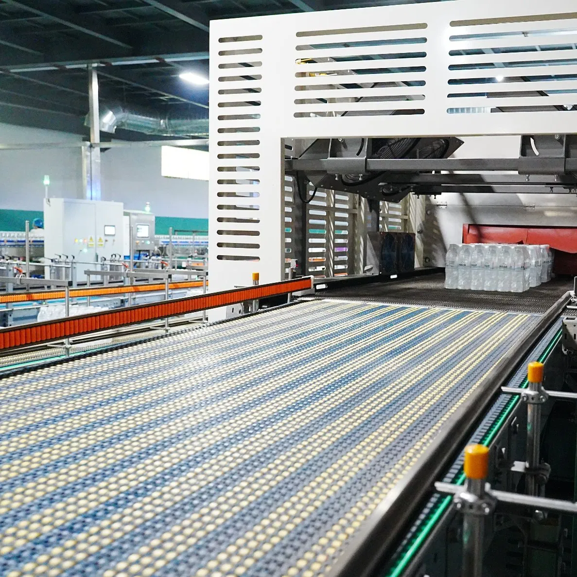 24000bph Sistema de Embalagem Secundária da Linha de Produção Convencional de Água Mineral