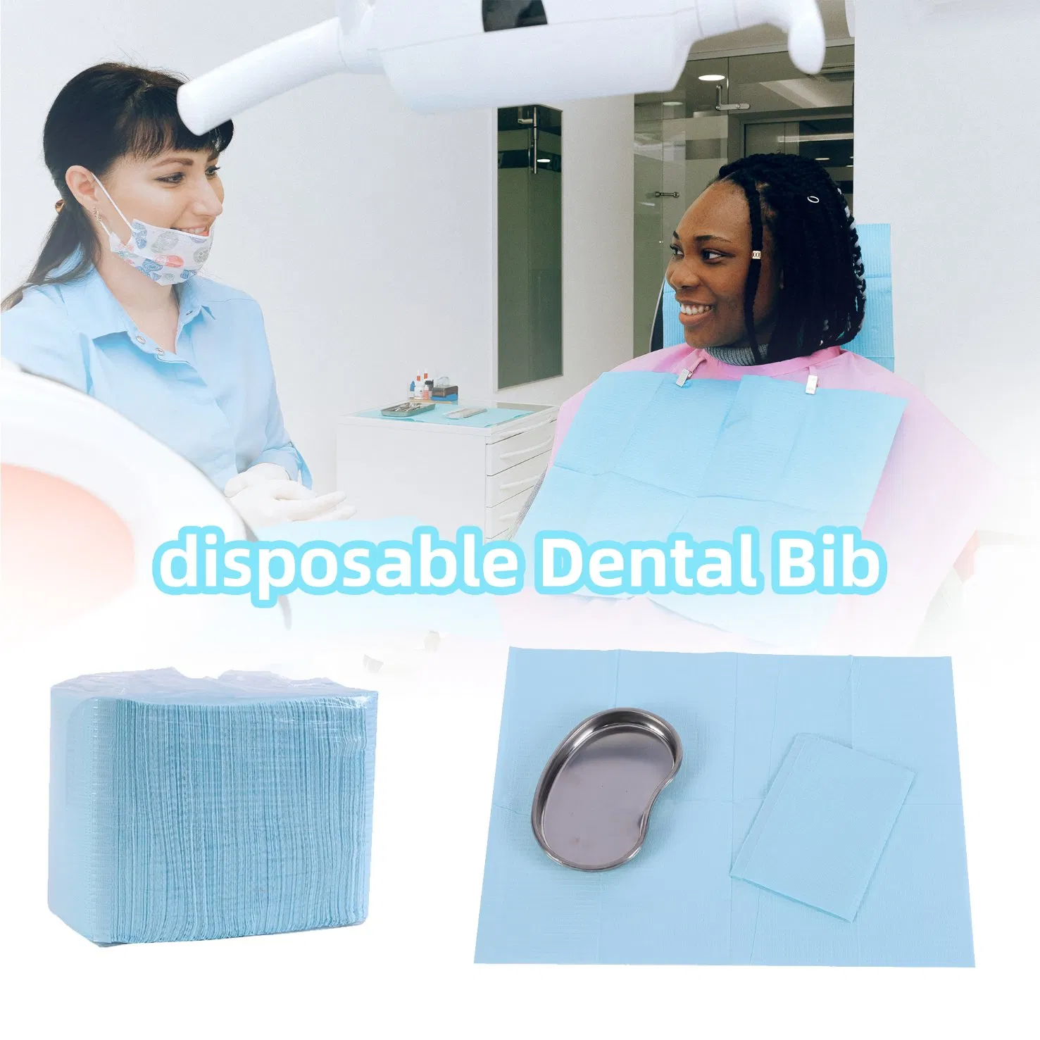13" X 18" Folhas Médicas Impermeáveis Verdes para Odontologia