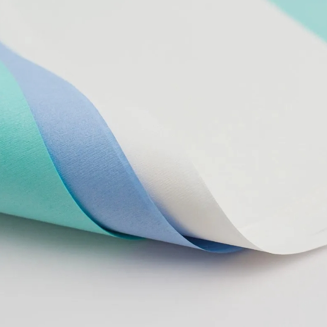 Material de Embalagem Estéril Cirúrgica para Esterilização Papel Crepe