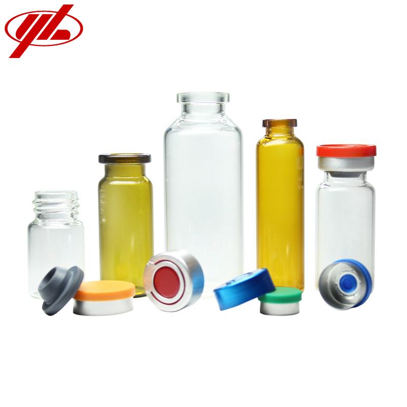 Vial Estéril Youlyy, Vial de Vidro Estéril Pré-Lavado e Depirogenado 2ml 3ml 5ml 7ml 10ml 15ml 20ml 25ml 30ml Frasco de Vidro Farmacêutico Frasco de Vidro para Injeção